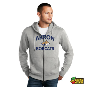 Akron Bobcats Basketball Full Zip Hoodie