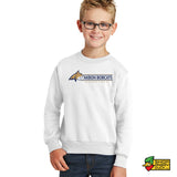 Akron Bobcats Basketball 3 Youth Crewneck Sweatshirt