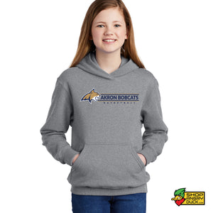 Akron Bobcats Basketball 3 Youth Hoodie