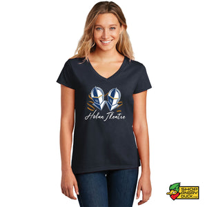 Hoban Theatre Ladies V-Neck T-Shirt