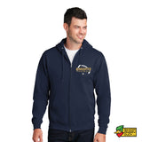 Hoban Football H Logo Full Zip Hoodie