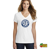 Hoban Soccer Circle Ladies V-Neck T-Shirt