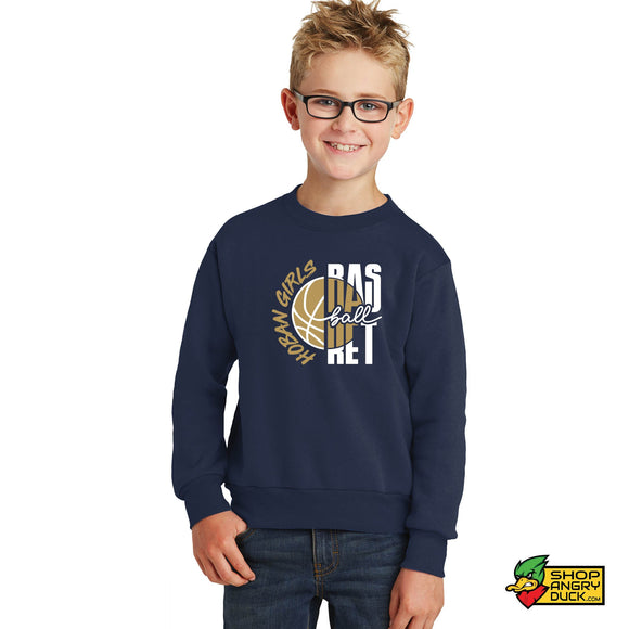 Hoban Girls Basketball 24-25 Youth Crewneck Sweatshirt