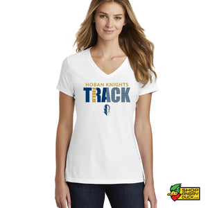 Hoban Track and Field Ladies V-Neck T-Shirt