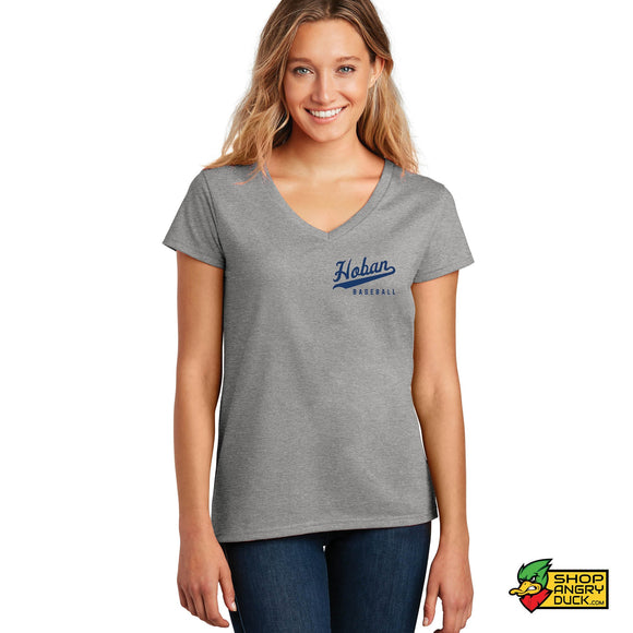 Hoban Left Chest Ladies V-Neck T-Shirt