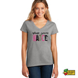 Miller South Stamp Ladies V-Neck T-Shirt