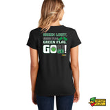 UPOC Green Light Ladies V-Neck T-Shirt