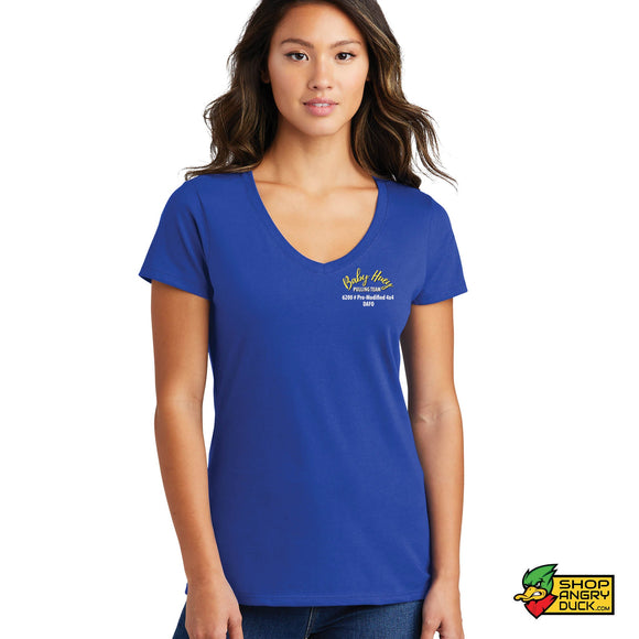 Baby Huey Duck Around Ladies V-Neck T-Shirt