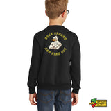 Baby Huey Duck Around Youth Crewneck Sweatshirt