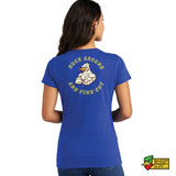 Baby Huey Duck Around Ladies V-Neck T-Shirt