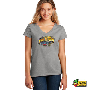 Wild N Blue Championship Ladies V-Neck T-Shirt