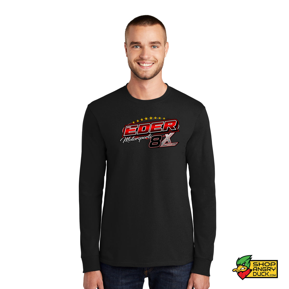 Joe Eder Motorsports Long Sleeve T-Shirt – ShopAngryDuck.com