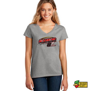 Joe Eder Motorsports Ladies V-Neck T-Shirt