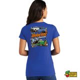 Wolverine Pullers 2024 Blue Ladies V-Neck T-Shirt