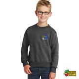 Wolverine Pullers 2024 Red Youth Crewneck Sweatshirt