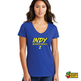 Indy Basketball Ladies V-Neck T-Shirt