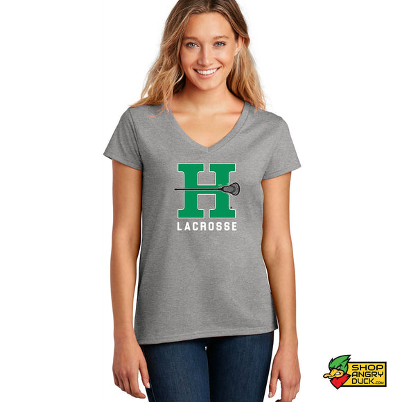 Highland Girls Lacrosse H Ladies V-Neck T-Shirt