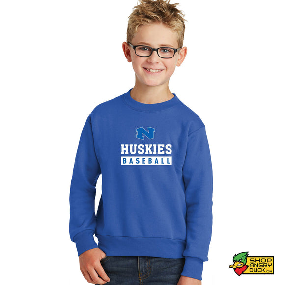 Huskies Baseball 2025 Youth Crewneck Sweatshirt