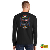 Caiden Black Racing CREW Long Sleeve T-Shirt