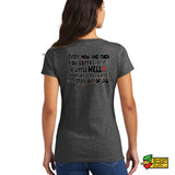 A Little Hell Ladies V-Neck T-Shirt