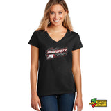 Dustin Daugherty Racing Ladies V-Neck T-Shirt