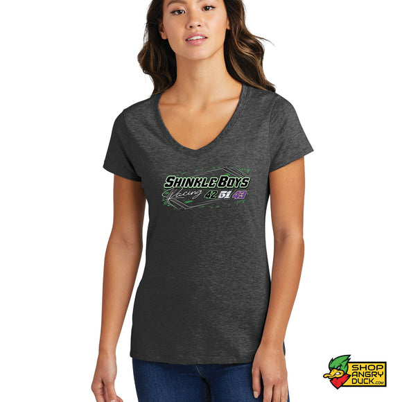 Shinkle Boys Racing Ladies V-Neck T-Shirt