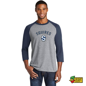 Squires Baseball Block S 3/4-Sleeve Raglan Tee