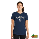 Squires Baseball Block S Nike Ladies Fitted T-shirt