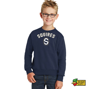 Squires Baseball Block S Youth Crewneck Sweatshirt