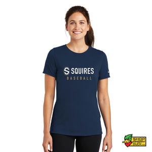 Squires Baseball Nike Ladies Fitted T-shirt