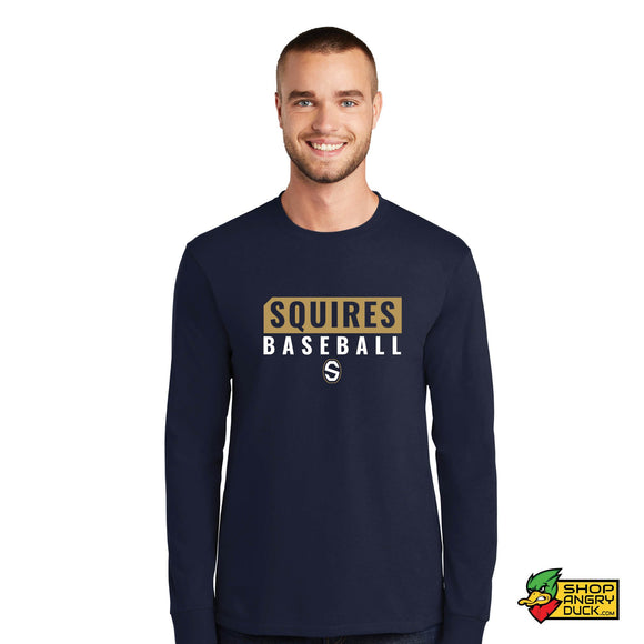 Squires Baseball Block Long Sleeve T-Shirt