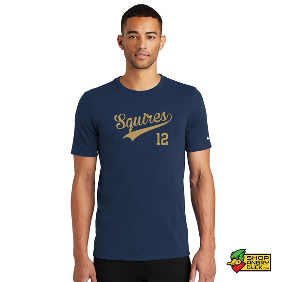 Squires Baseball Script Nike Cotton/Poly T-Shirt