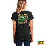 The Plantin Tractor Ladies V-Neck T-Shirt