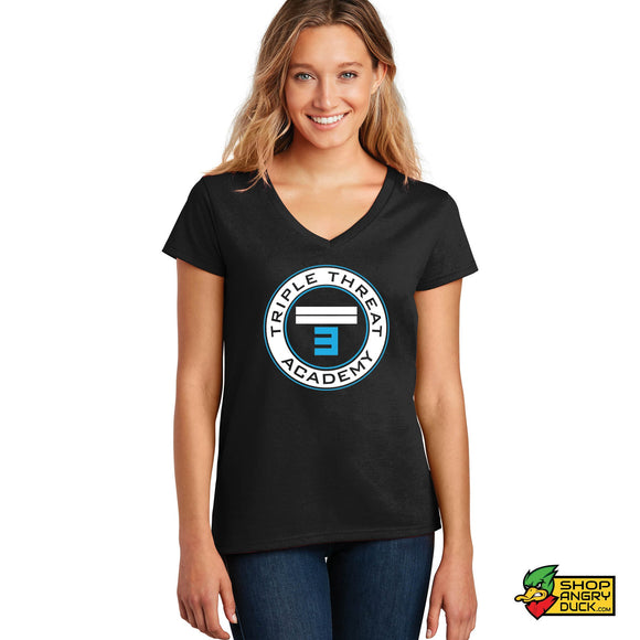 Triple Threat Academy Ladies V-Neck T-Shirt