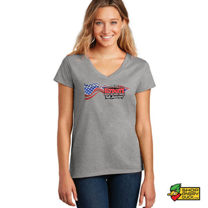 Heart of America 10th Anniversary Ladies V-Neck T-Shirt