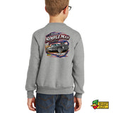 Simple Man Pulling Youth Crewneck Sweatshirt