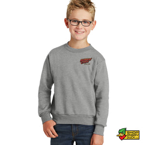 Burnin Cash Pulling Team Youth Crewneck Sweatshirt