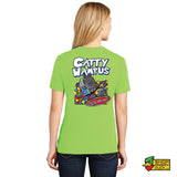 Catty Wampus Monster Truck Ladies V-Neck T-Shirt