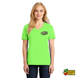 Corn Burner Pulling Team Ladies V-Neck T-Shirt