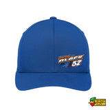 Caiden Black Racing Flexfit Flat Cap