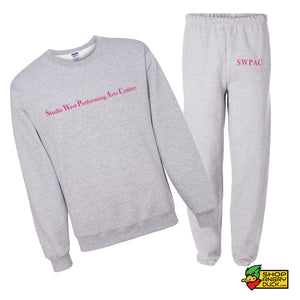 Studio West Logo JERZEES Crewneck and Joggers Combo