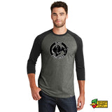 Our Lady of the Elms Panthers New Era 3/4-Sleeve Raglan Tee 2