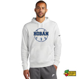 Hoban Softball Faded Ball Nike Hoodie