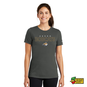 Akron Bobcats Basketball Nike Ladies Cotton/Poly T-Shirt 3