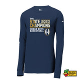 Hoban Basketball 2023 State Champions Nike Longsleeve Poly/Cotton T-shirt