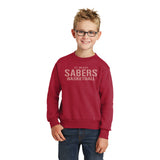 St. Hilary Sabers Basketball Youth Crewneck Sweatshirt