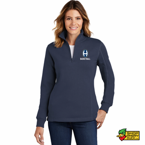 EMBROIDERED H Logo Hoban Basketball Ladies 1/4 Zip