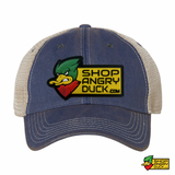 ShopAngryDuck.com PVC patch Trucker Hat