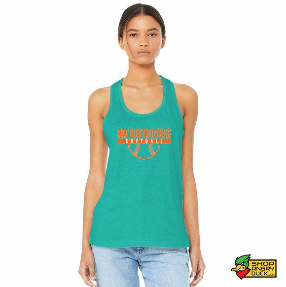 Northwest Destoyers Softball Ladies Racerback Tank