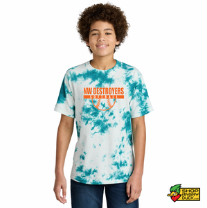 NW Destroyers Softball Tie-Dye Youth T-Shirt